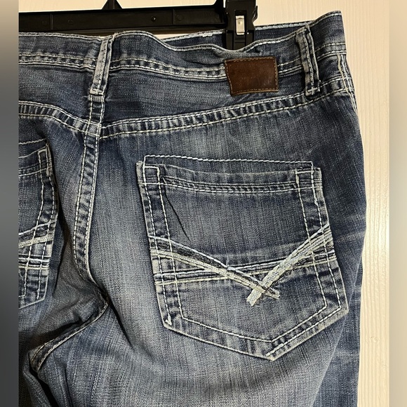 BKE Denim Tyler Straight Men's Blue Jeans - Picture 4 of 5